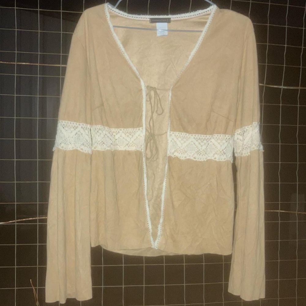 Tan Boho Cardigan